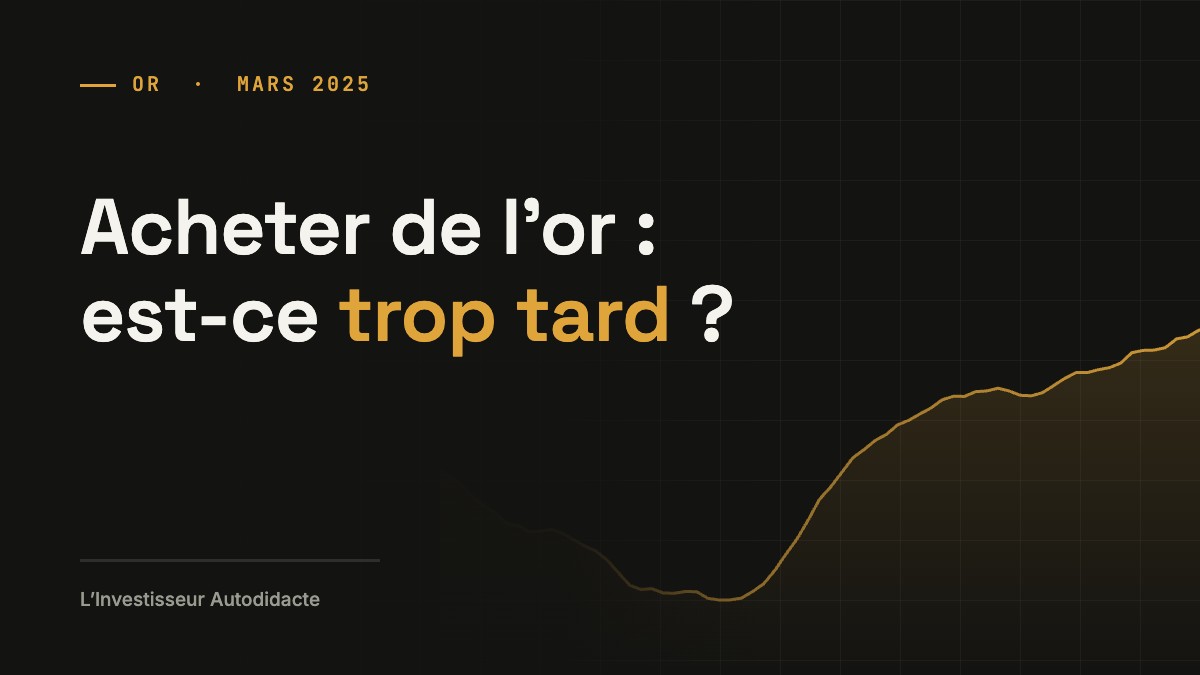 Acheter de l’or : est-ce trop tard ?