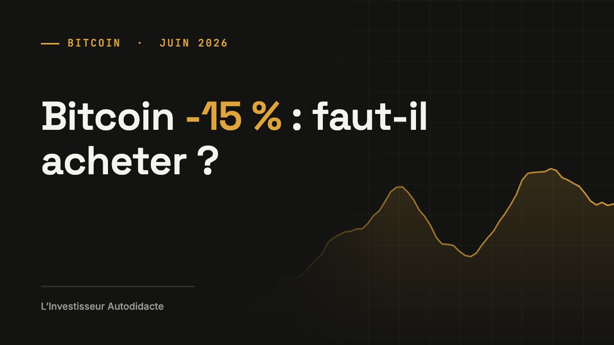 Bitcoin -15 % : faut-il acheter ?