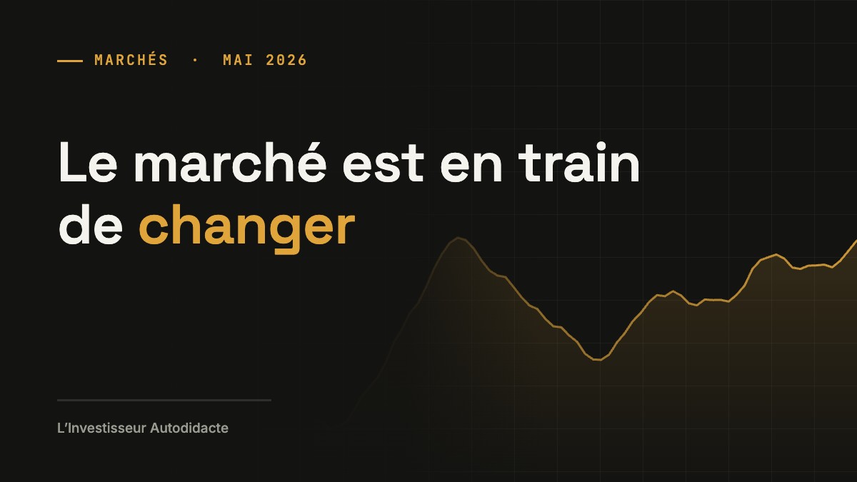 Le marché est en train de changer