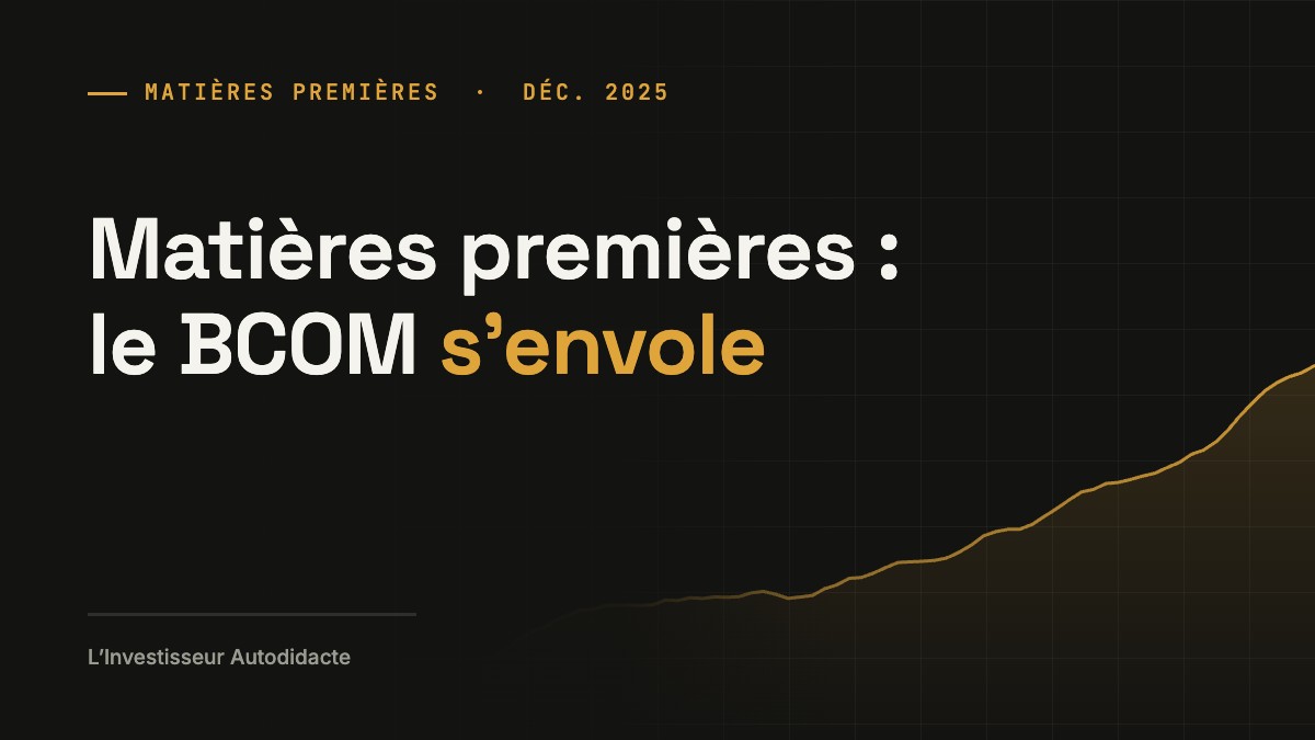 Matières premières : le BCOM s’envole
