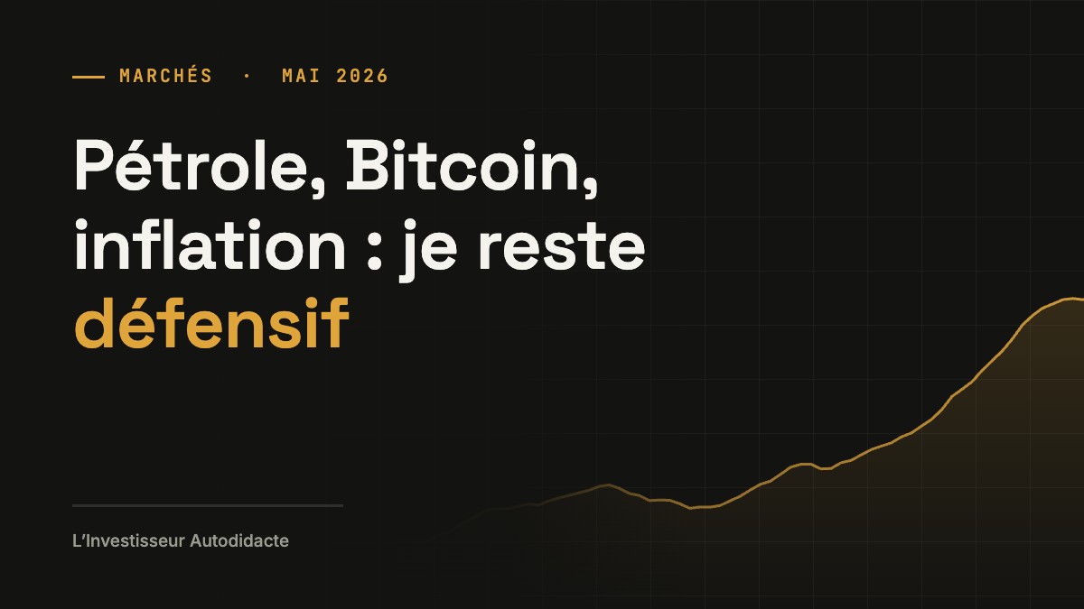 Pétrole, Bitcoin, inflation : je reste défensif
