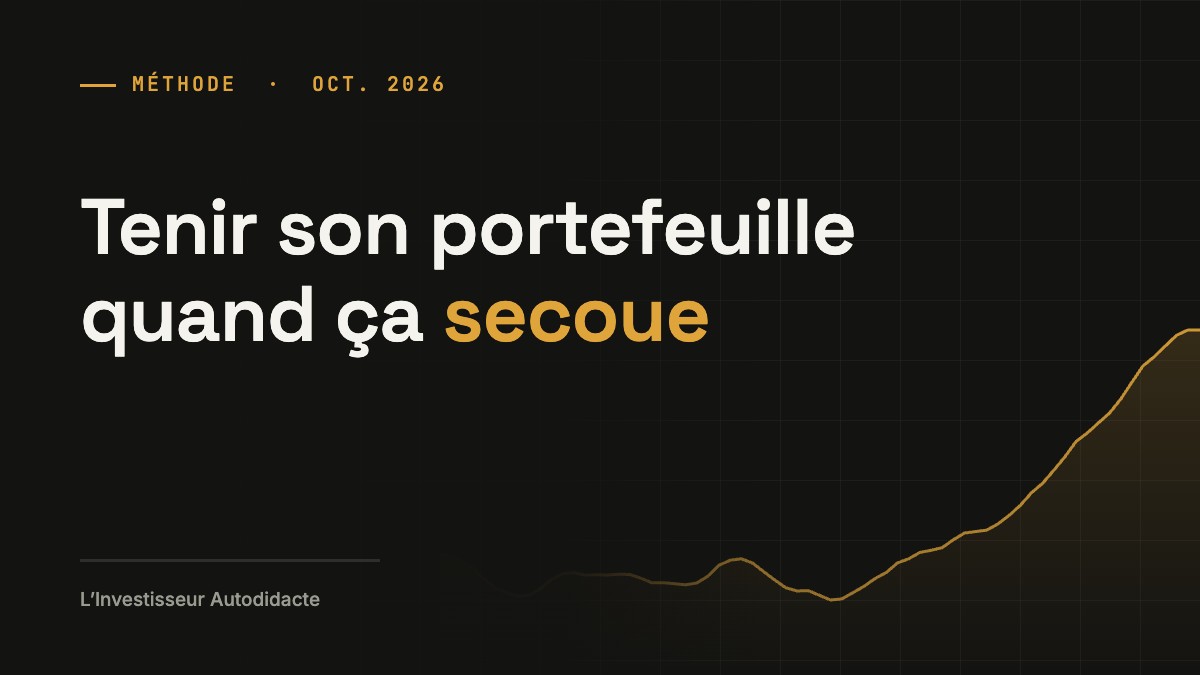 Tenir son portefeuille quand ça secoue